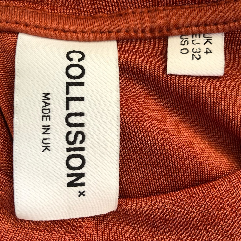 ASOS NEW RUST SWING DRESS - Picture 5 of 5